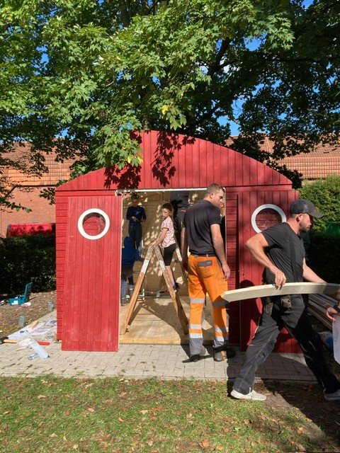 Stück für Stück wächst das Haus